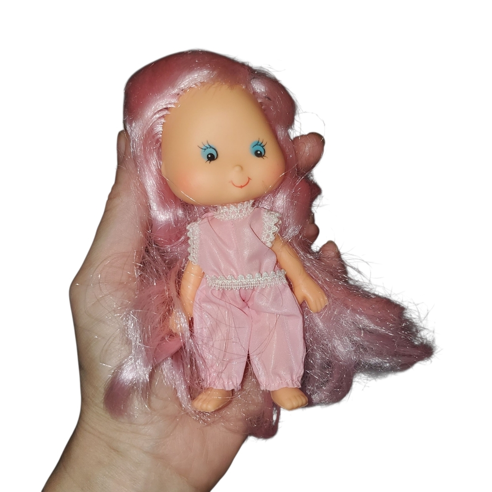 Vintage Pink Haired Doll
